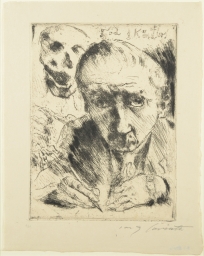 Zeichnung eines Mannes von Lovis Corinth